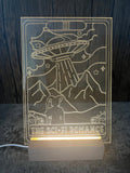 Sci-Fi romance Tarot Card LED Acrylic Light