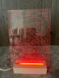 Monster Romance Tarot Card LED Acrylic Light