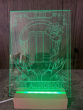 Audiobook Tarot Card LED Acrylic Light