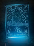 Officially Licensed Fourth Wing LED Acrylic Light