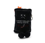 “I Like My Thrillers Dark & Twisted” Book Bag Charm