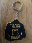 Officially Licensed Crescent City ‘Through Love all is possible’ Keyring / Bag charm