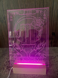 Audiobook Tarot Card LED Acrylic Light