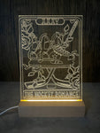 Hockey romance Tarot Card LED Acrylic Light